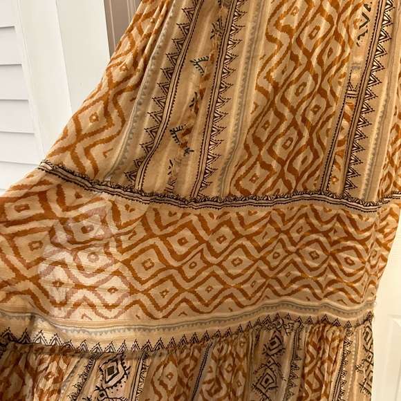 Boho perfection Z and L Europe free people anthro spell light fabric chic dress - Picture 3 of 5